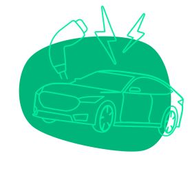 Elektroauto mit Stecker